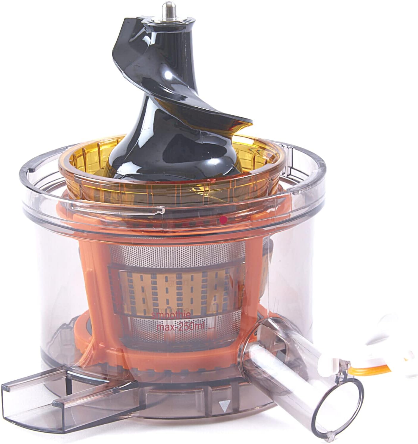 Heaven Fresh Cold Press Slow Masticating Juicer, Ultra-Quiet 240W Motor, Maximized Juice Yield, Included Frozen Dessert Strainer, Drip-Free Cap - Teal