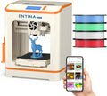 Entina Tina2C Mini 3D Printer for Kids & Beginners, Fully Assembled, Auto Leveling, Easy to Use, WiFi & APP Control, 1500+ Models, DIY Projects, 4 PLA Colors, Ideal for Home & School