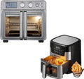TomaChef 26QT French Door Air Fryer Toaster Oven Combo and Air Fryer