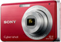 Sony Cybershot DSC-W190 12.1MP Digital Camera with 3x Super Steady Shot Stabilized Zoom and 2.7 inch LCD (Red)