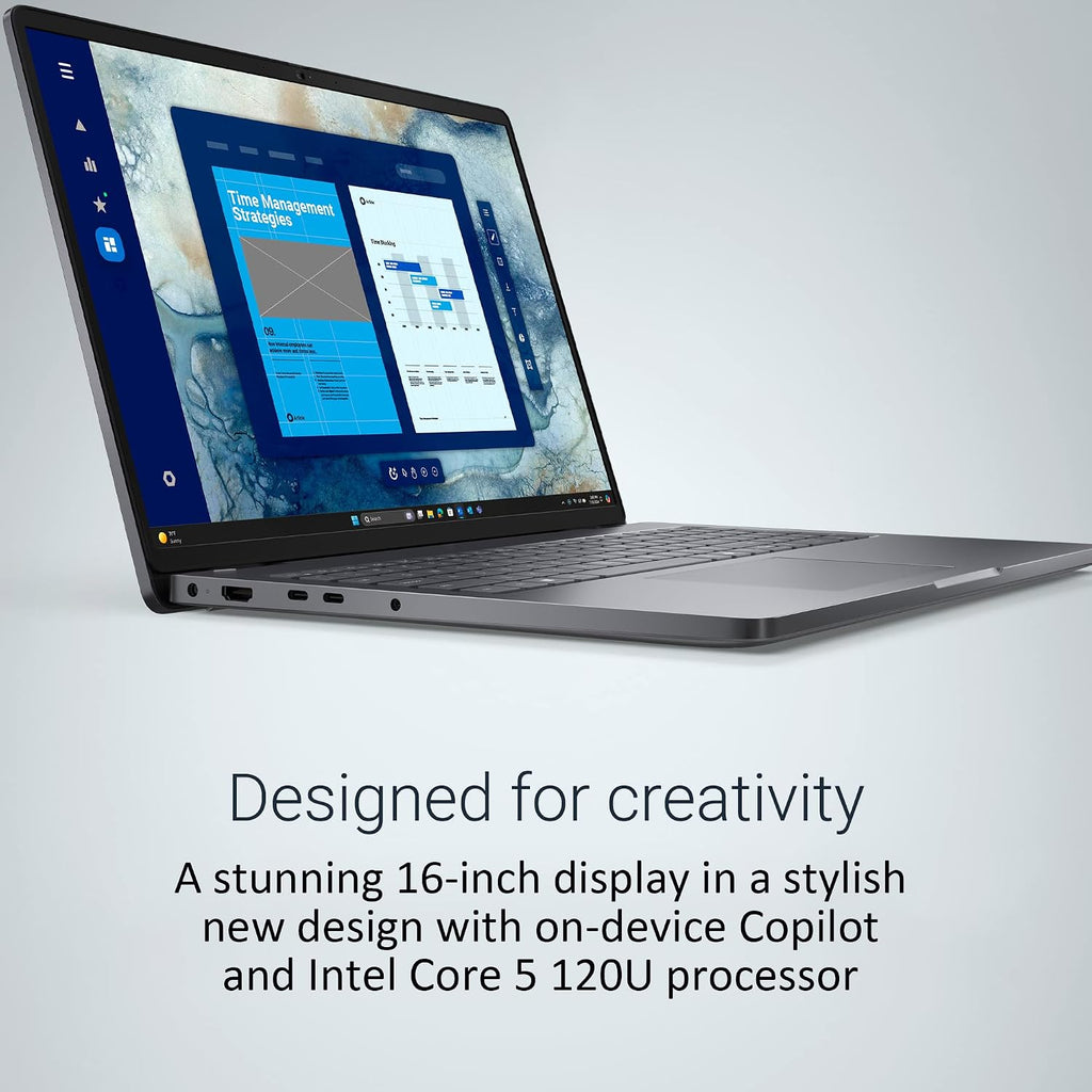 Dell Pro 16 (Next Gen Latitude 3550) Business Laptop (16' FHD+ Anti-Glare, Intel Core 5 120U, 32GB DDR5, 1TB SSD), 1080p IR Webcam, Backlit, Thunderbolt 4, Wi-Fi 6E, Win 11 Pro, Magnetite, PC16250