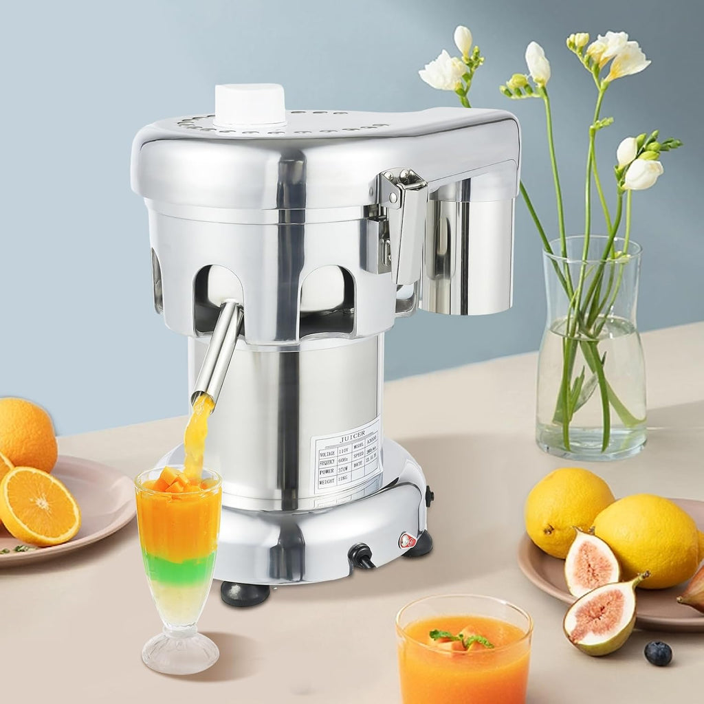 Juicer Machine, 370W Centrifugal Juicer Extractor with Wide 3' Wide Mouth, 2800RPM Juicer for Vegetable and Fruit, Easy to Clean, Low Noise