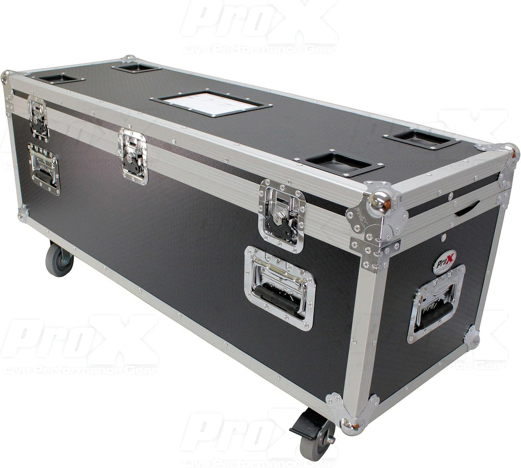 ProX XS-UTL10W ATA Utility Flight Travel Heavy-Duty Storage Road Case with 4' in casters – 47.5'x16'x16' Exterior