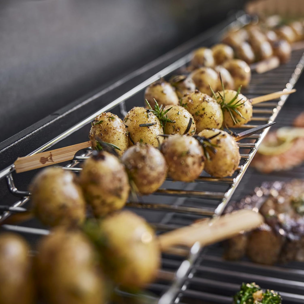 Weber Genesis S-315 Natural Gas Grill for Outdoor Cooking, Stainless Steel, 3 Burners – Stainless Steel Cooking Grates & PureBlu Burners
