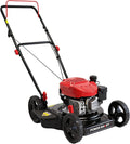 PowerSmart EasyCut 18-Inch Gas Lawn Mower, 144cc OHV Engine, Durable Steel Deck, Walk-Behind Push Mower with Side Discharge, 5-Position Height Adjustment, Lightweight Design for Small Yard