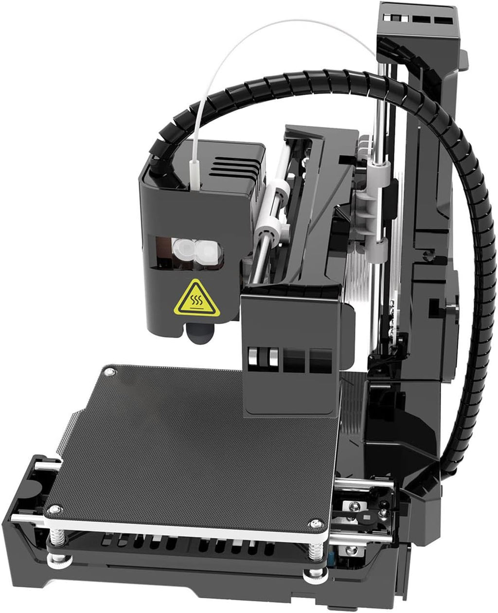 ZJchao Mini 3D Printer for Beginners Precision Printing with Build Volume Compact Design for Kids and Enthusiasts US Plug