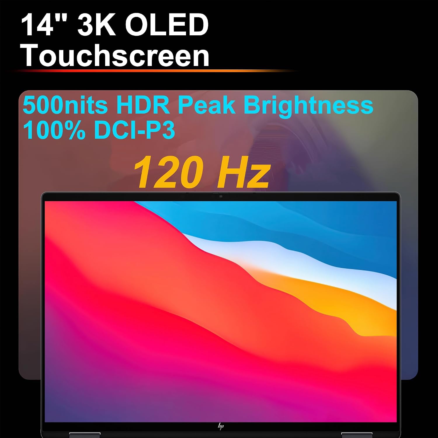 HP OmniBook X Flip 2-in-1 Laptop 16' 3K OLED Touch (500nits HDR, 120Hz) Intel 8-core Ultra 9 288V (Up to 48 Tops) 32GB RAM 2TB SSD for Creator Business Professional Win11Pro ICP Hub