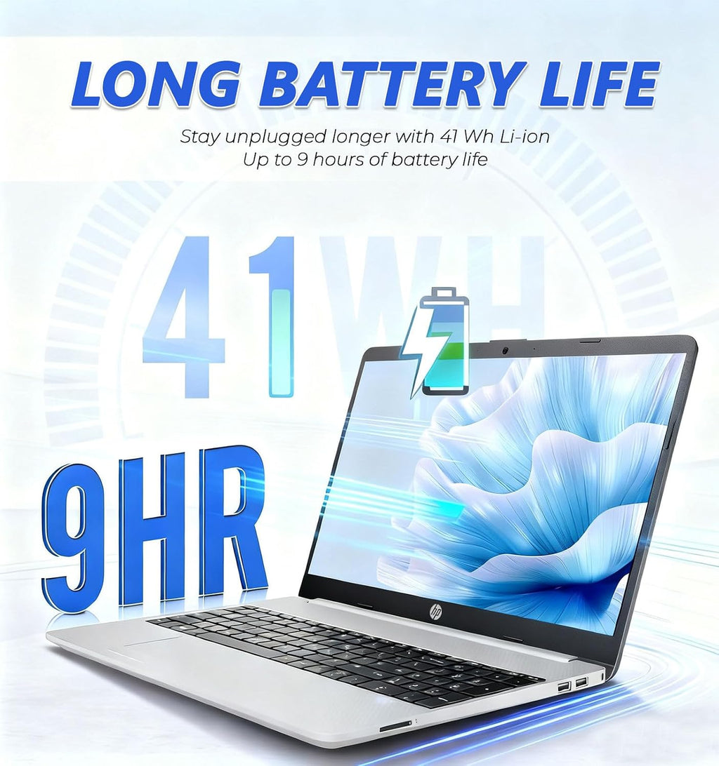 HP Latest 15.6' FHD Business Laptop, Intel Dual Core Processor Series, 16GB RAM | 256GB PCIe SSD, Wi-Fi 6, Copilot AI, SD Card Reader, Win11 Pro with Microsoft Office, for Work&Study