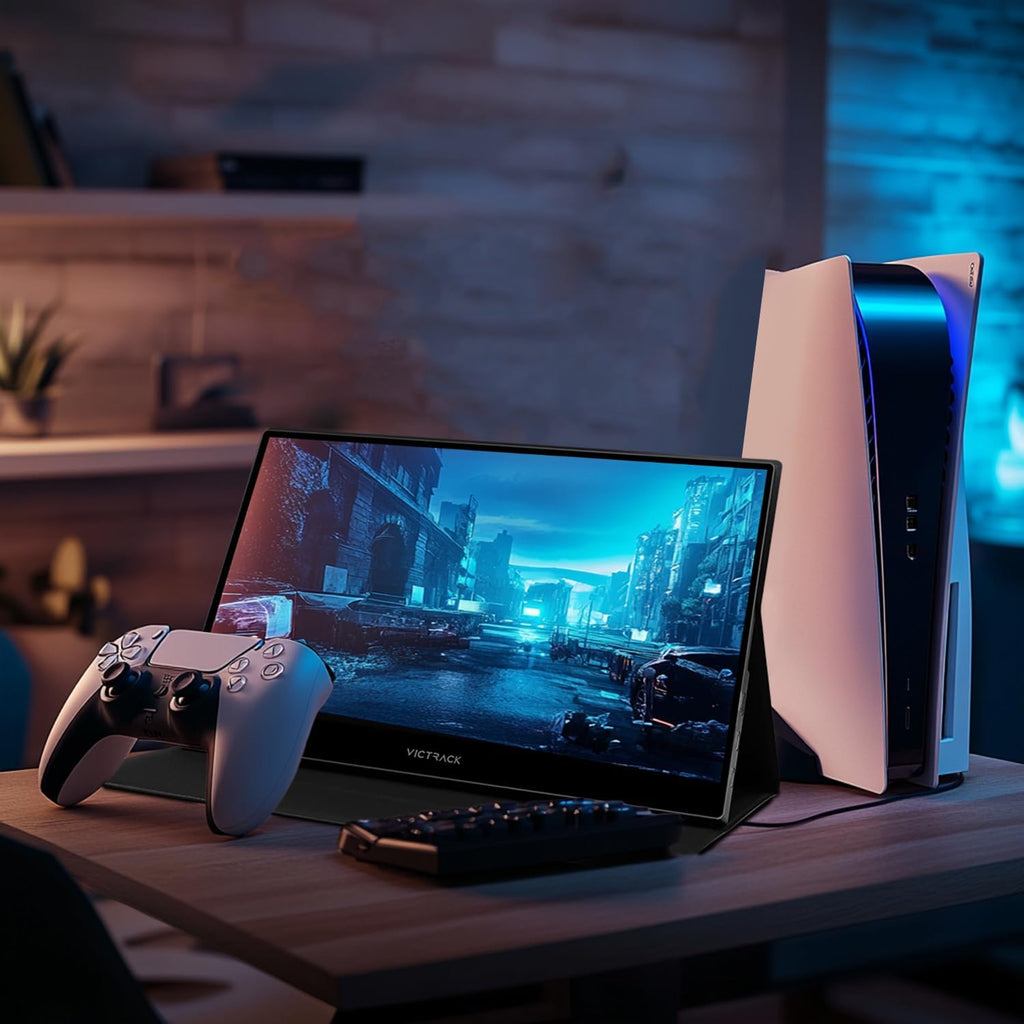 Victrack 4K Touchscreen Portable Monitor, 13.3' Ultra UHD, Designed for Handheld Gaming pc, Style as ASUS Rog Ally, Lenovo Legion go, 100% RGB IPS Computer Gaming Display HDR Monitor Cover