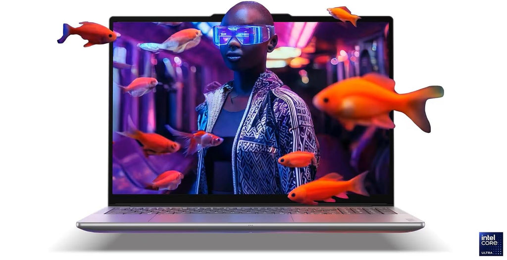 Lenovo Yoga Pro 9i 16 Laptop, Intel Ultra 9-285H, 16' 2.8K WQXGA+ (2880x1800) OLED Touch, 32GB LPDDR5x RAM 2TB SSD, GeForce RTX 5050, WiFi7, Backlit KB, Win11, Luna Grey, w/2TB USB Drive, W/GaLiMu