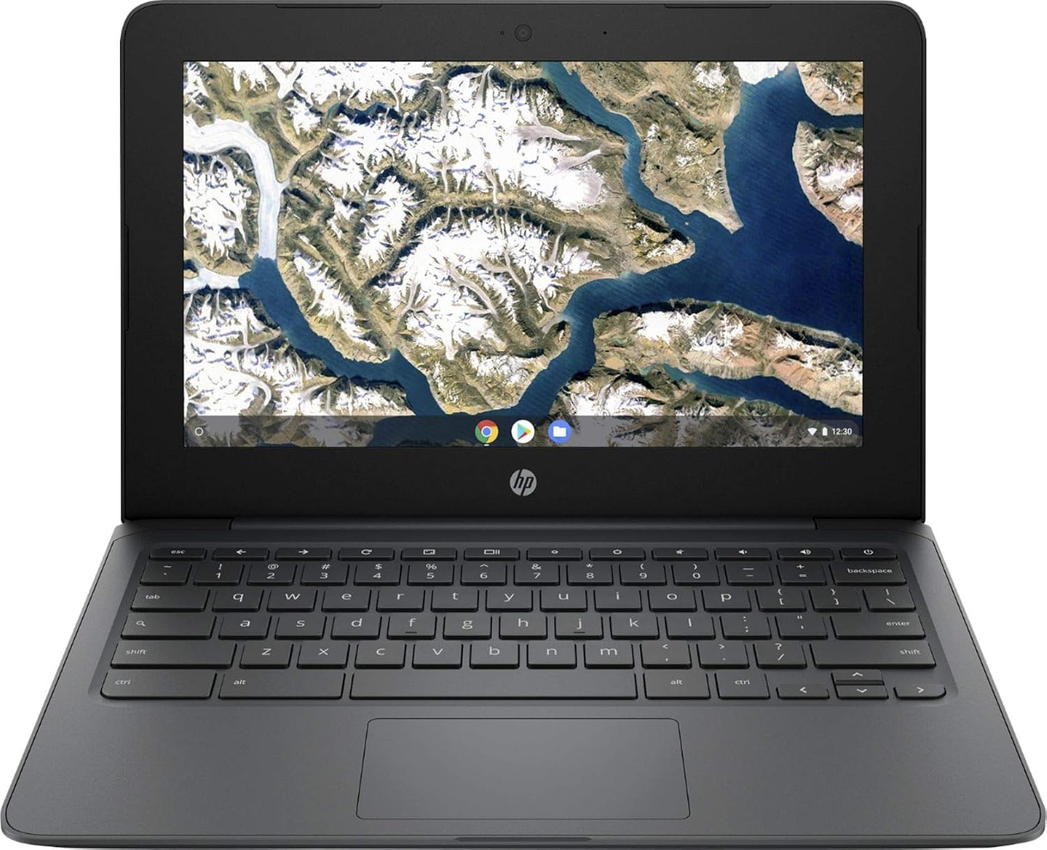 HP Flagship Chromebook, 11.6' HD (1366 x 768) Display, Intel Celeron Processor N3350, 4GB LPDDR2, 32GB eMMC, Chrome OS, HD Graphics 500, 11A-NB0013DX, Ash Gray