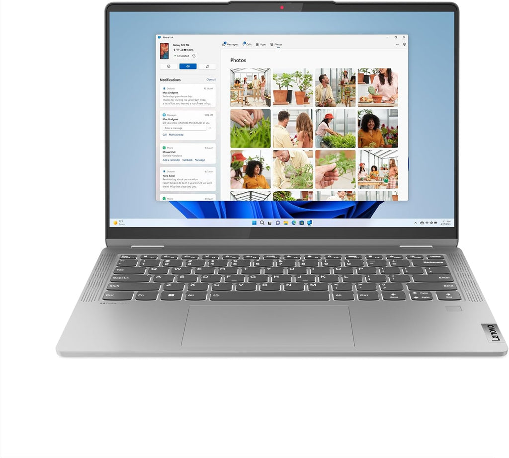 Lenovo IdeaPad Flex 5i - Everyday Notebook - 2-in-1 Laptop Computer - Windows 11-14' WUXGA Touchscreen Display - 8GB Memory - 256GB Storage - Intel Core i5-1335U - Arctic Grey