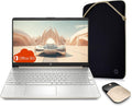 HP 15.6' Everyday Laptop, AMD Efficient Dual-Core Processor, 16GB RAM, 1TB SSD, USB-C, SD Card Reader, HDMI, Wi-Fi & Bluetooth, Long Battery Life, Windows 11 with 1 Year Microsoft 365, Gold