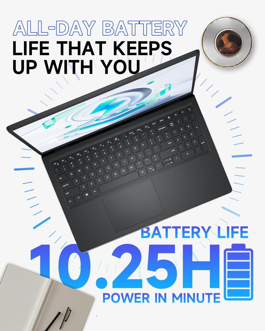 Dell Inspiron 15 3530 Touchscreen Laptop - 32GB DDR4 RAM, 1TB SSD, 15.6' FHD IPS Display, Intel i5-1334U, Windows 11 Pro, AI Copilot, Wi-Fi, Numeric Keypad, Webcam, for Business & Students