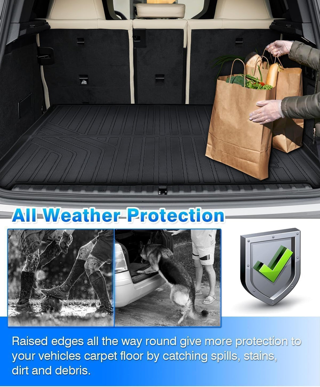 Cartist Floor Mats for BMW IX 2022-2025 2026, All Weather Floor Mat and Cargo Liner for IX Accessories, Heavy Duty Car Mats, Car Accessories