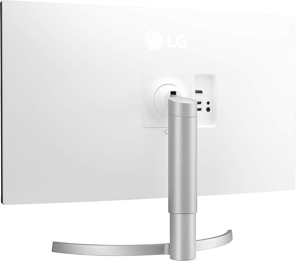LG 32UN550-W Monitor 32' Ultrafine (3840 x 2160) Display, DCI-P3 90% Color Gamut, HDR 10, AMD FreeSync, Borderless Design, Tilt/Height Adjustable Stand - Silver