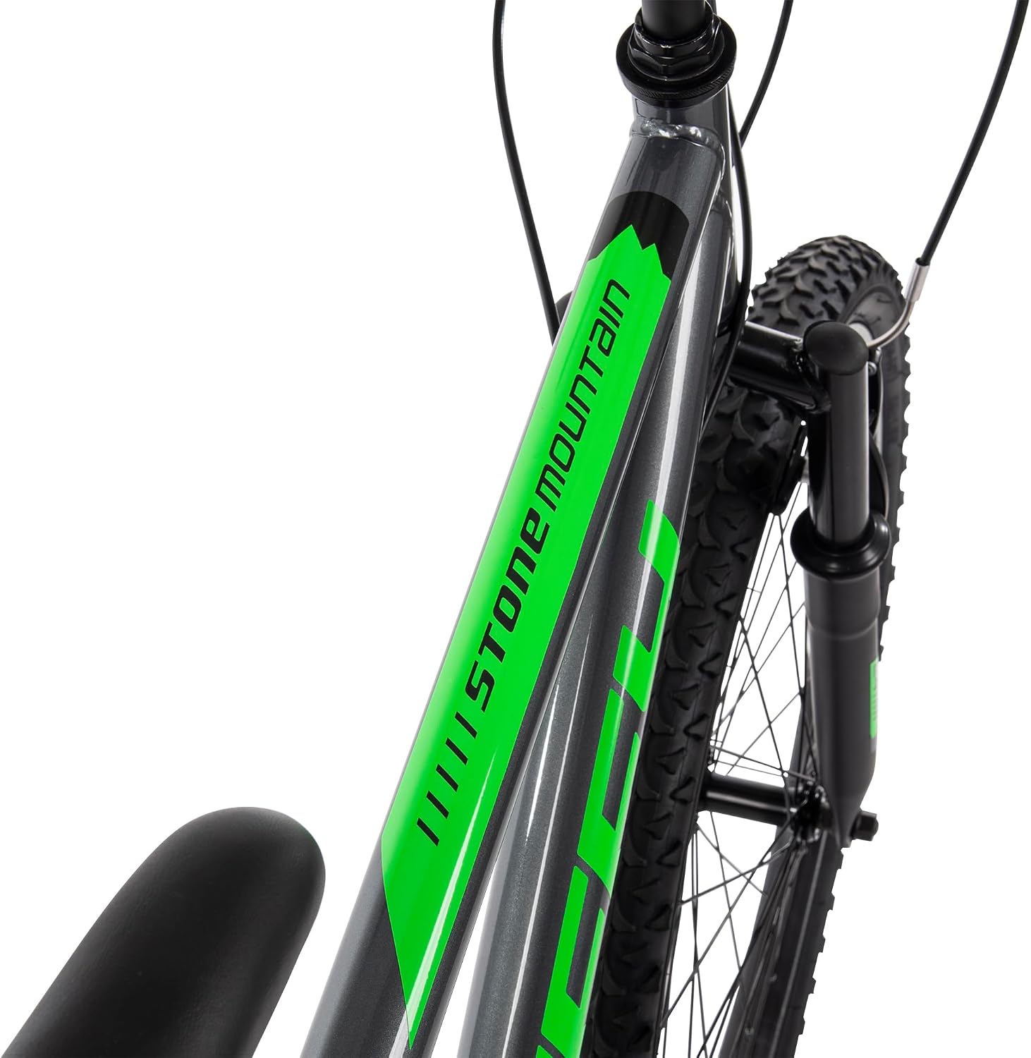 Huffy Stone Mountain Bike for Men and Women, 20'/24'/26', 6-Speed (20') or 21-Speed, Front or Dual Suspension (Varies), Multiple Colors, Adjustable Saddle, Shimano Equipped, All-Terrain Tires