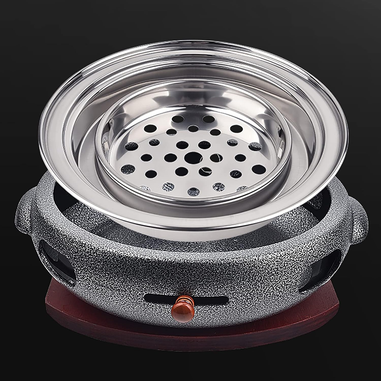 BBQ Barbeque Barbecue Grill, BBQ, Multifunctional Smokeless Charcoal Grill, Household Korean BBQ Grill, Split Design, Outdoor/Indoor (Color : G)