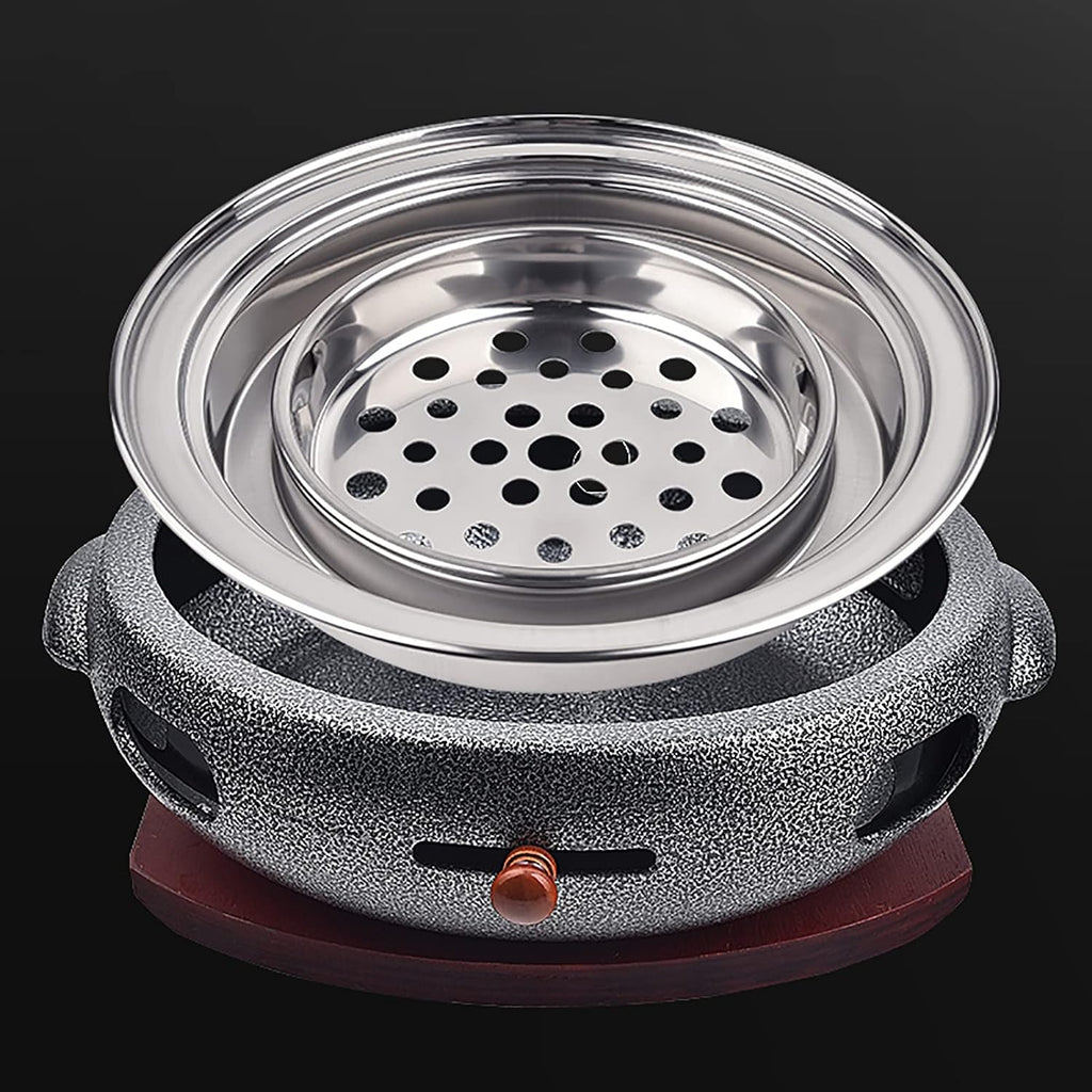 BBQ Barbeque Barbecue Grill, BBQ, Multifunctional Smokeless Charcoal Grill, Household Korean BBQ Grill, Split Design, Outdoor/Indoor (Color : G)