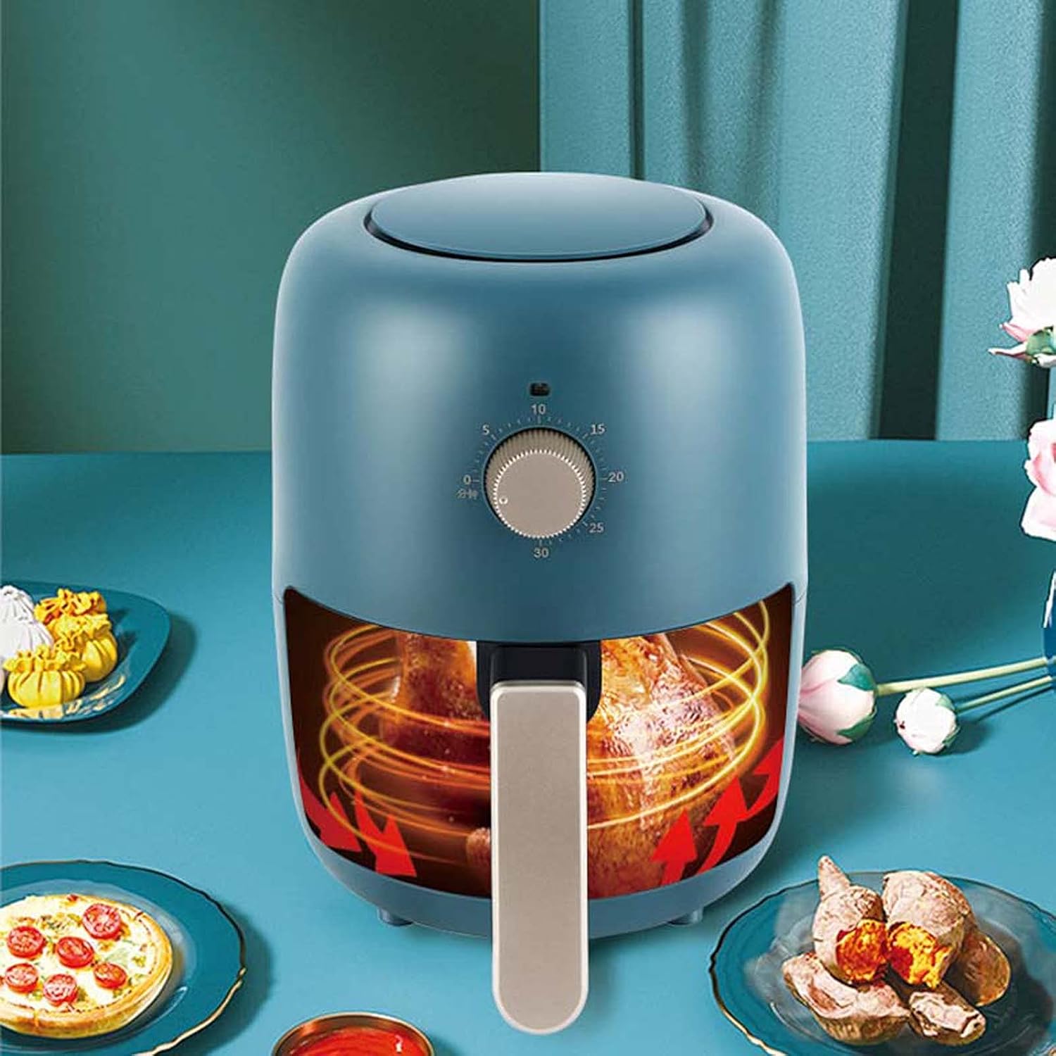 Air Fryer Oven, 2.5L Oil Free Fast Frying Fryer, Air Fryer Toaster Oven Combo, Tower Air Fryer Oven