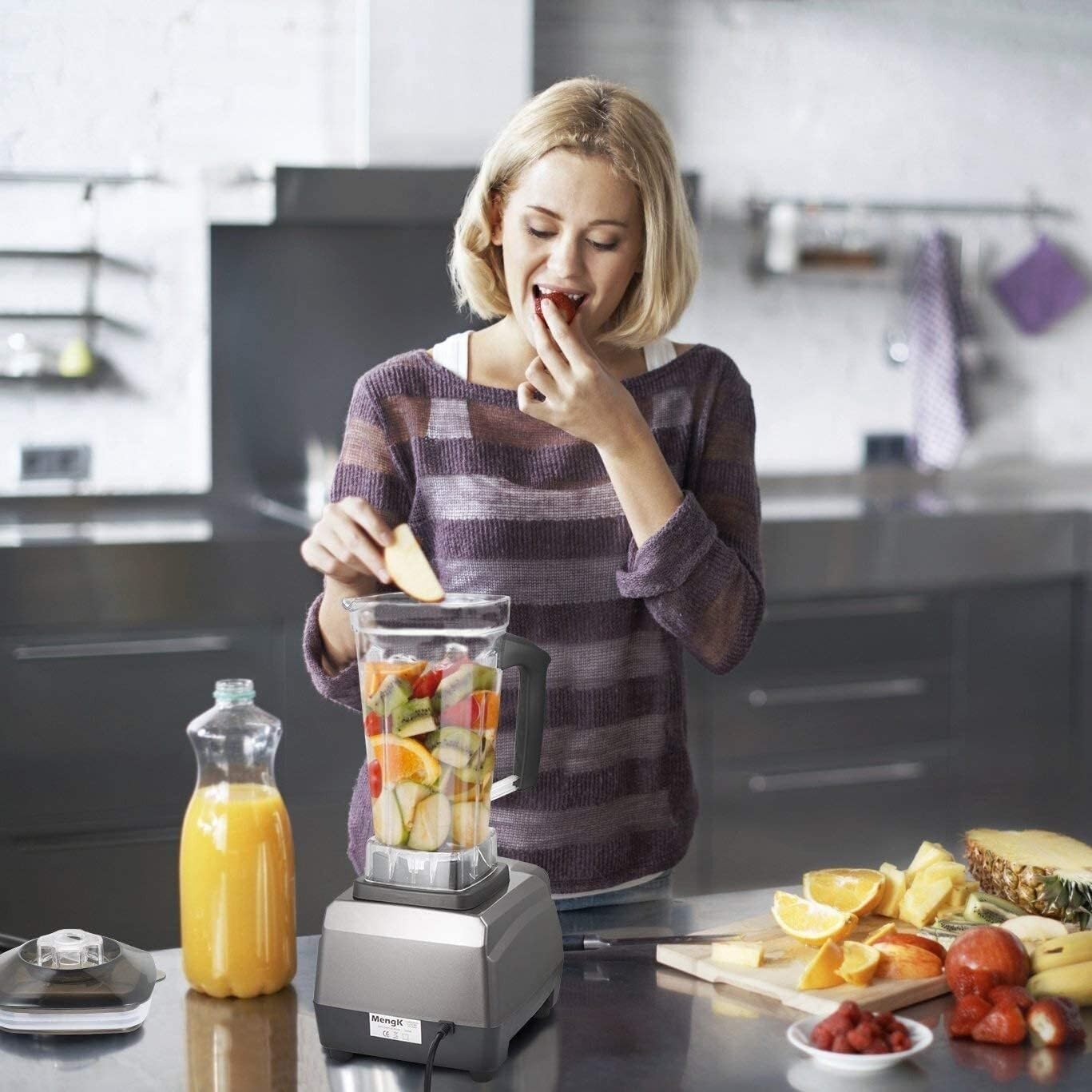 Juicer Extractor 2L Capacity, 5-Speed Power Juicer with 3 Power Settings for Fruits & Vegetables, 1800W, Family Size, Easy to Clean