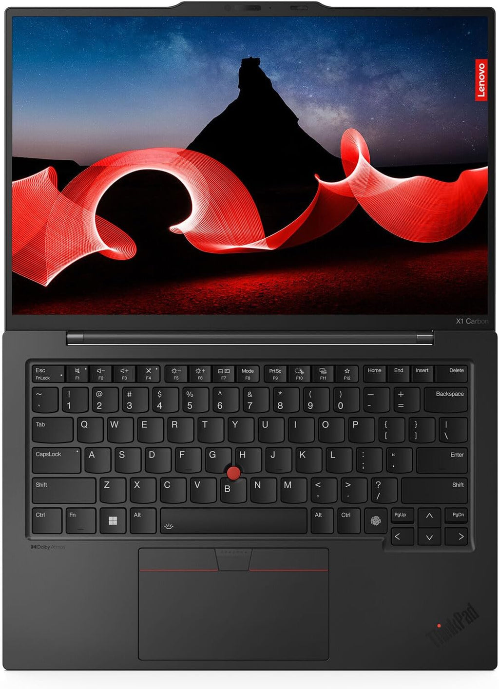 Lenovo ThinkPad X1 Carbon Gen 13 Aura Edition, Intel Ultra 7 258V (Beats U7 165), 14' 2.8K (2880 x 1800), OLED, 32GB DDR5, 2TB SSD Gen 5, 1080p IR Camera, WiFi 7.0, Win 11 Pro - Black