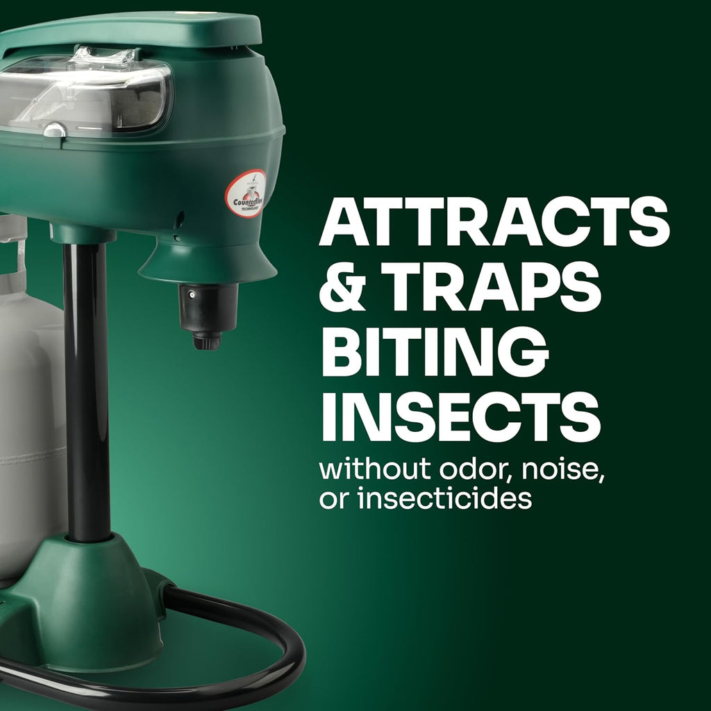 Mosquito Magnet MM4200B Patriot Plus Mosquito and Flying Insect Trap and Killer - Outdoor Fly Trap Protects Up to 1 Acre, Green