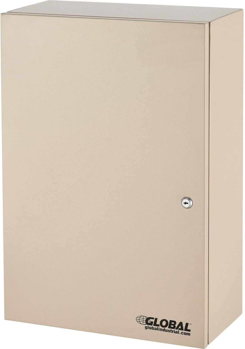 Global Industrial Medium Narcotics Cabinet, Double Door/Double Lock, 16' W x 8' D x 24' H, Beige, for Doctor's Offices, Patient Rooms, Hospitals, Laboratories and More