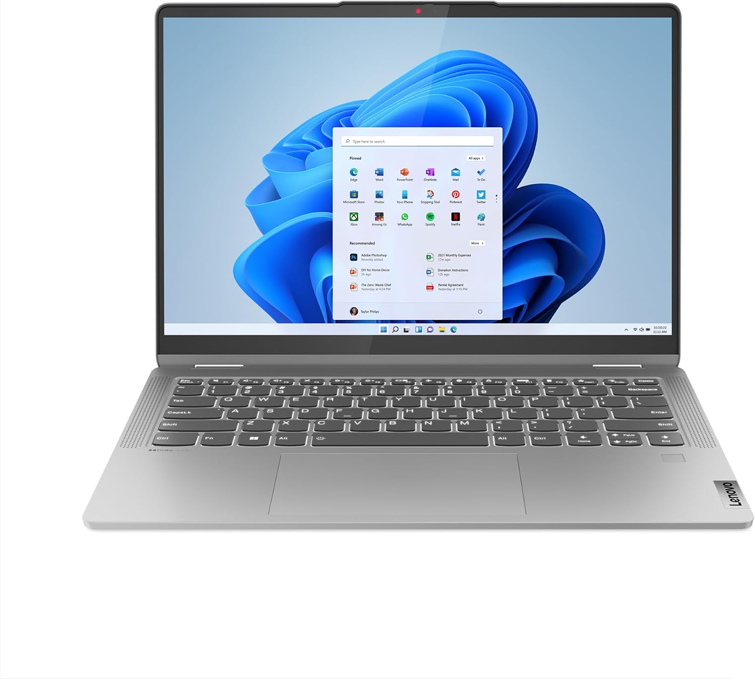 Lenovo IdeaPad Flex 5i - Everyday Notebook - 2-in-1 Laptop Computer - Windows 11-14' WUXGA Touchscreen Display - 8GB Memory - 256GB Storage - Intel Core i5-1335U - Arctic Grey