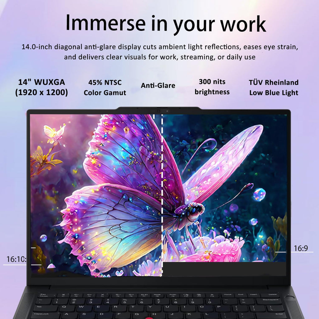 Lenovo ThinkPad E14 Gen 7 Business Laptop, 14' FHD+, Intel Core 5 210H (> i7-1355U), FP, IR Webcam, Backlit KB, Thunderbolt 4, IST Computer Customized 16GB/32GB/64GB RAM, 512GB/1TB/2TB SSD, Win 11 Pro