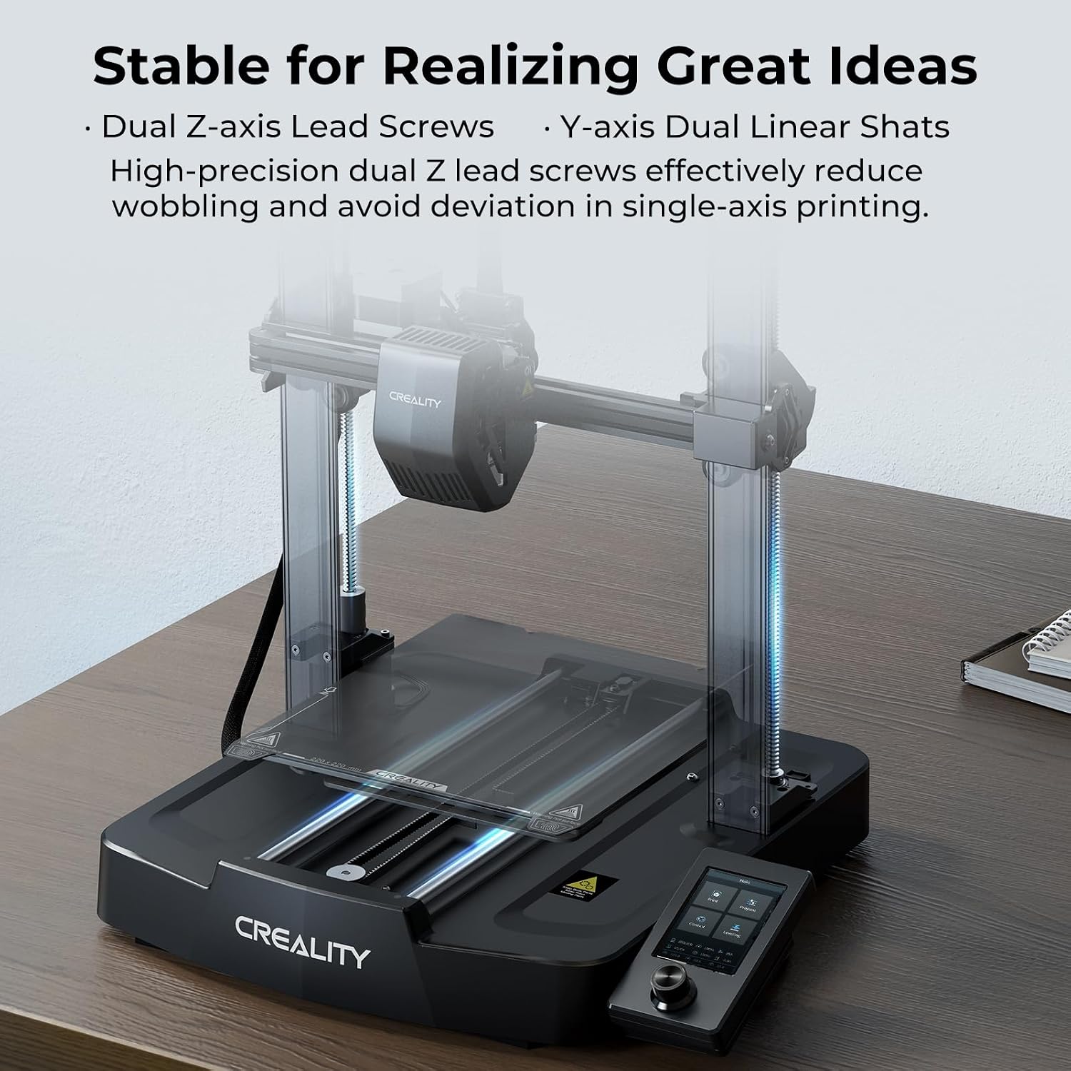 Creality Ender 3 V3 SE 3D Printer Bundle PLA 4 Packs Black