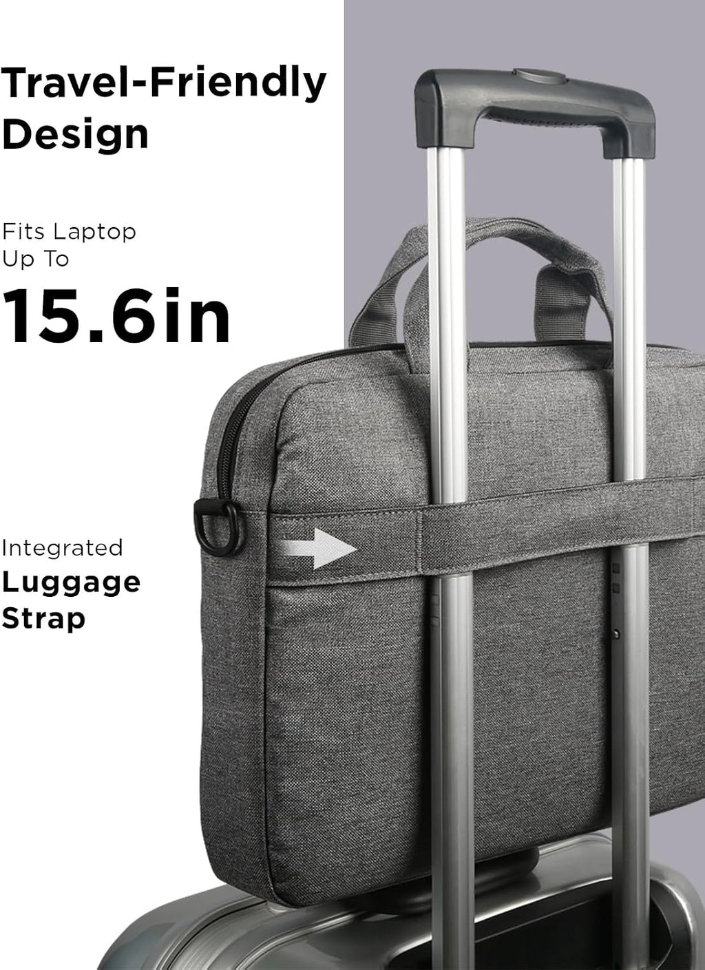 Lenovo Laptop Carrying Case T210, 15.6-Inch Laptop and Tablet, Sleek Design, Durable and Water-Repellent Fabric