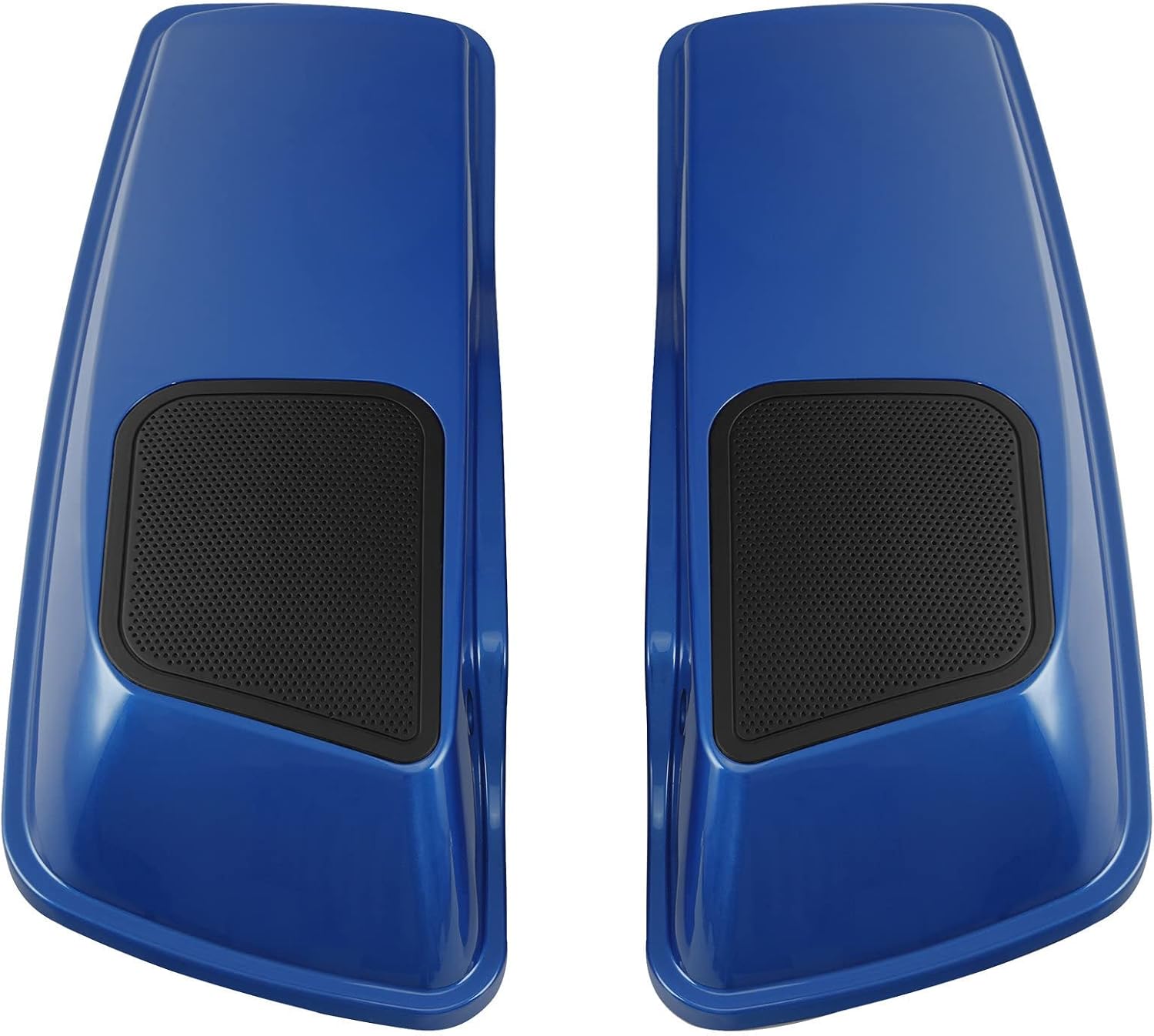 HR3 Electric Blue Saddlebag Lids w/ 6'x9' Speaker Grills Compatible with 2014-later Harley Touring Road Glide Street Glide Ultra Limited Electra Glide Standard Models