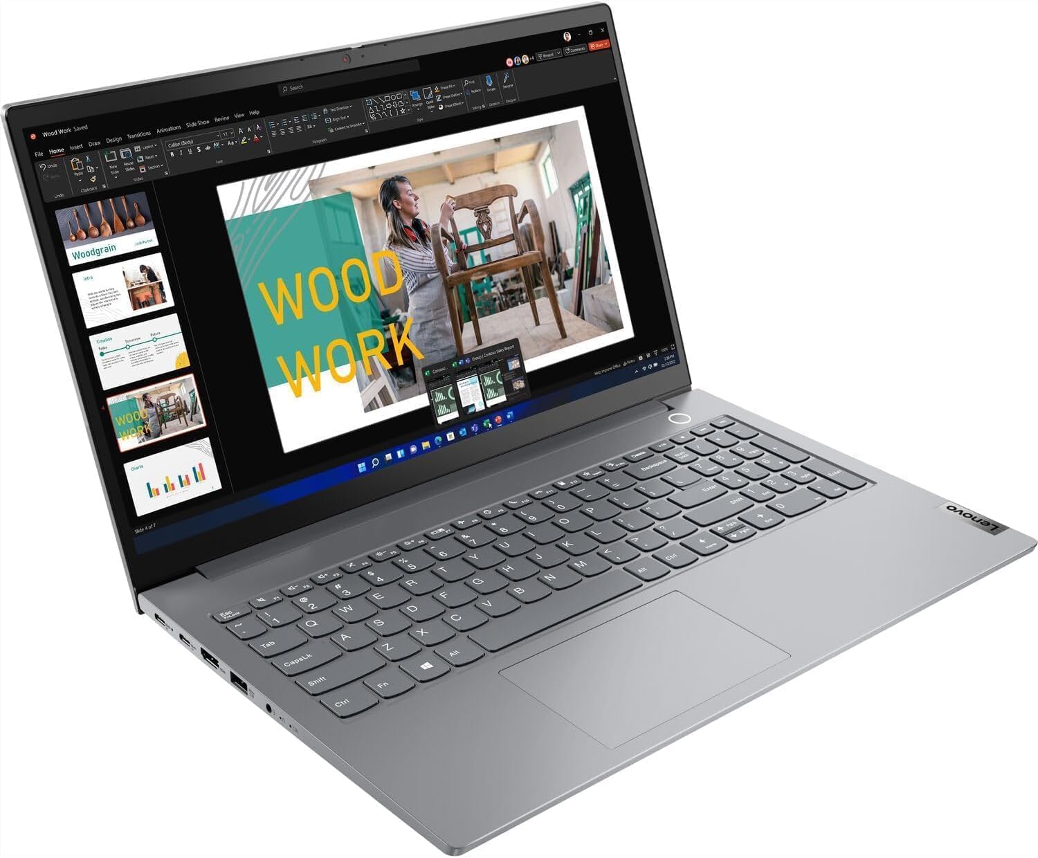 Lenovo ThinkBook 15 Gen 4 Business Laptop (15.6' FHD Anti-Glare, Intel 10-Core i7-1255U, 40GB RAM, 1TB SSD), Thunderbolt 4, Fingerprint, 1080p Webcam, Ethernet, Wi-Fi 6, Win 11 Pro w/Copilot, Grey