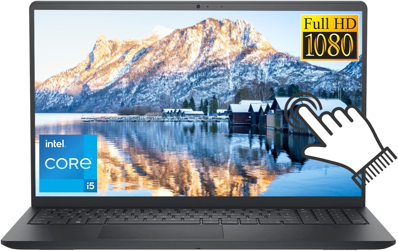 Dell Inspiron 15 3520 15.6' FHD Touchscreen Laptop Computer, 16GB RAM, 1TB PCIe SSD, 4-Core Intel Core i5-1135G7, Numeric Keyboard, WiFi, HDMI, Webcam, SD Card Reader, Windows 11, Carbon Black