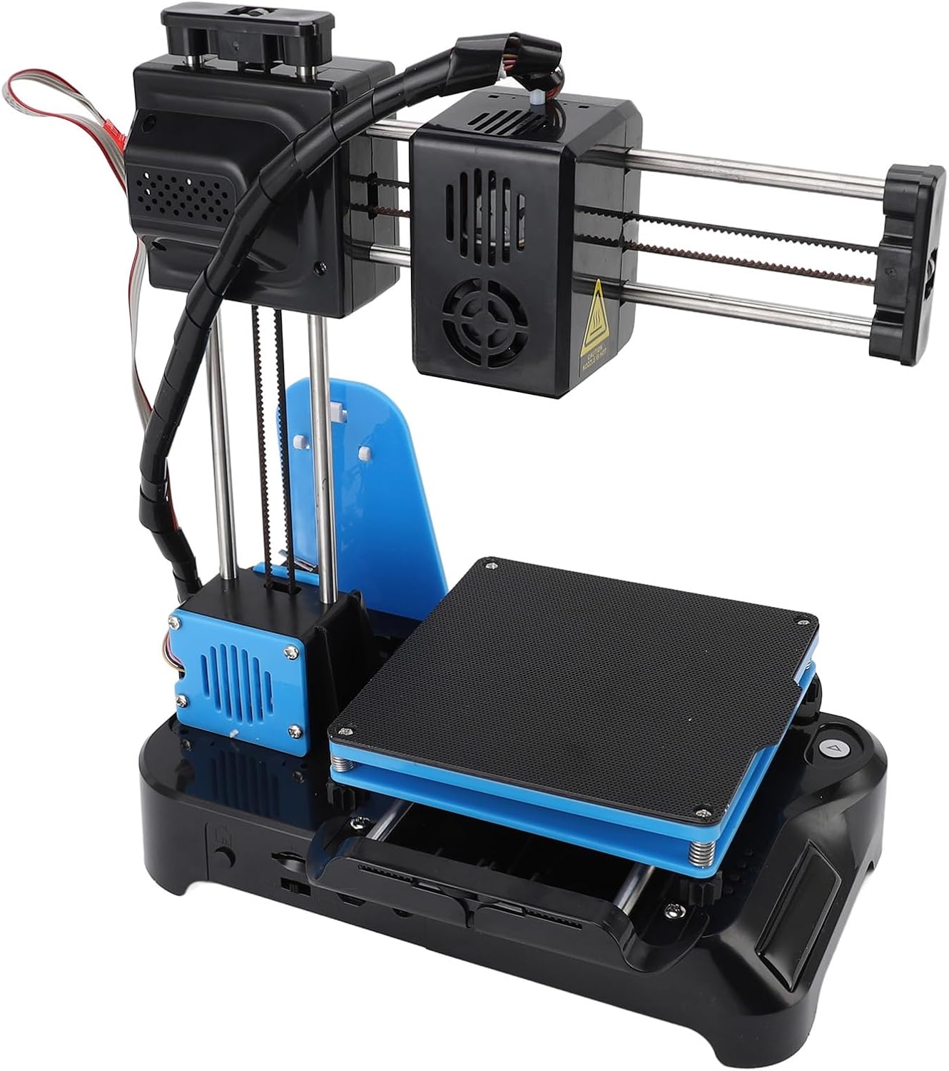 Small 3D Printer, Supports Various 1.75mm 3D Filaments 3D Printing Machine Fast Heating Portable Compact PLA TPU 1.75mm Filament Format (EU Plug)