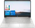 HP 15 Notebook Laptop, 15.6' FHD Display, Intel Core i5-1135G7, 24GB DDR4 RAM, 512GB PCIe NVMe SSD, Webcam, Wi-Fi, Bluetooth, Windows 11 Home, Silver