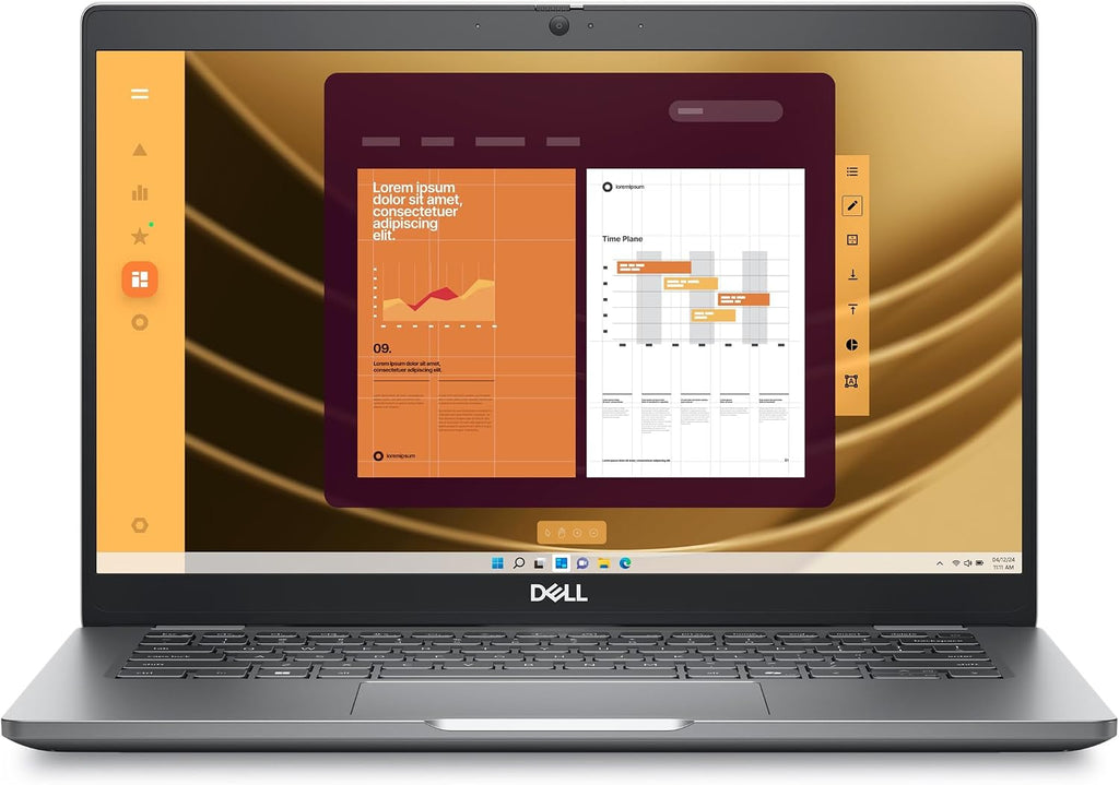 Dell Latitude 5000 5350 Business AI PC Laptop (13.3' FHD Touchscreen, Intel 12-Core Ultra 7 165U, 32GB DDR5 RAM, 512GB SSD), Backlit KB, 1080p IR Webcam, 2x Thunderbolt 4, HDMI, Win 11 Pro, Gray