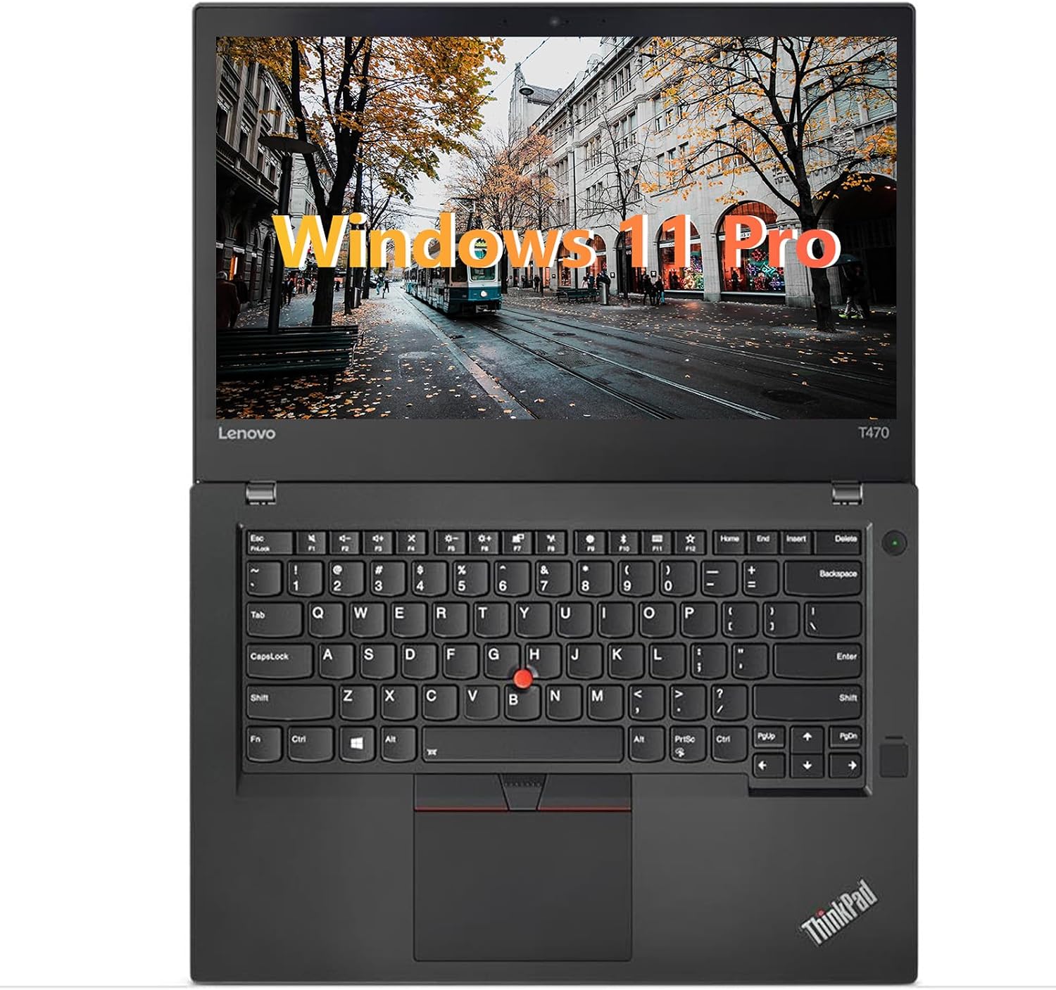 Lenovo ThinkPad T470 14' Laptop - Intel Core i5-6300, 16GB RAM, 512GB SSD, Webcam, Windows 11 Pro Business Notebook (Renewed)