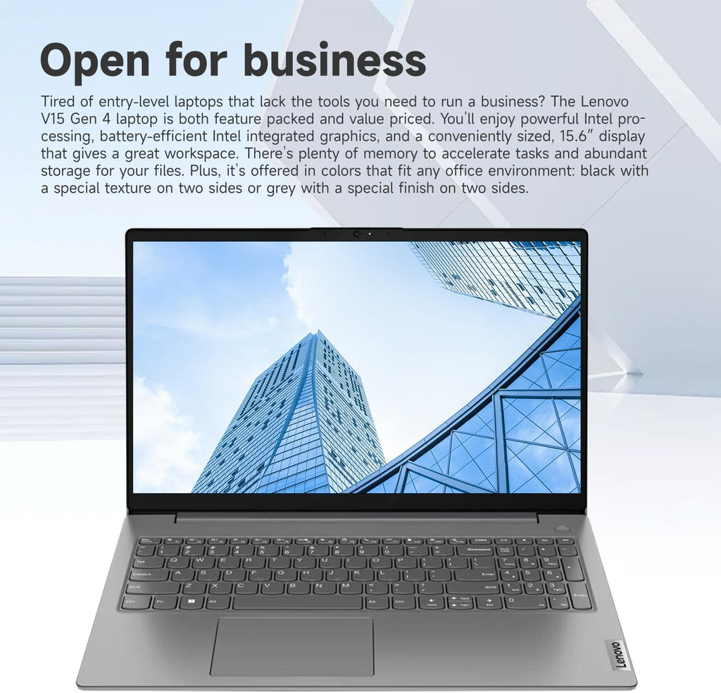 Lenovo V15 Premium Laptop for Business & Work, 15.6' FHD Display, 13th Gen Intel i7-13620H, 40GB RAM, 2TB SSD, Webcam, HDMI, Wi-Fi 6, Windows 11 Pro, Gray, Bundle with Thunderobot Wireless Mouse