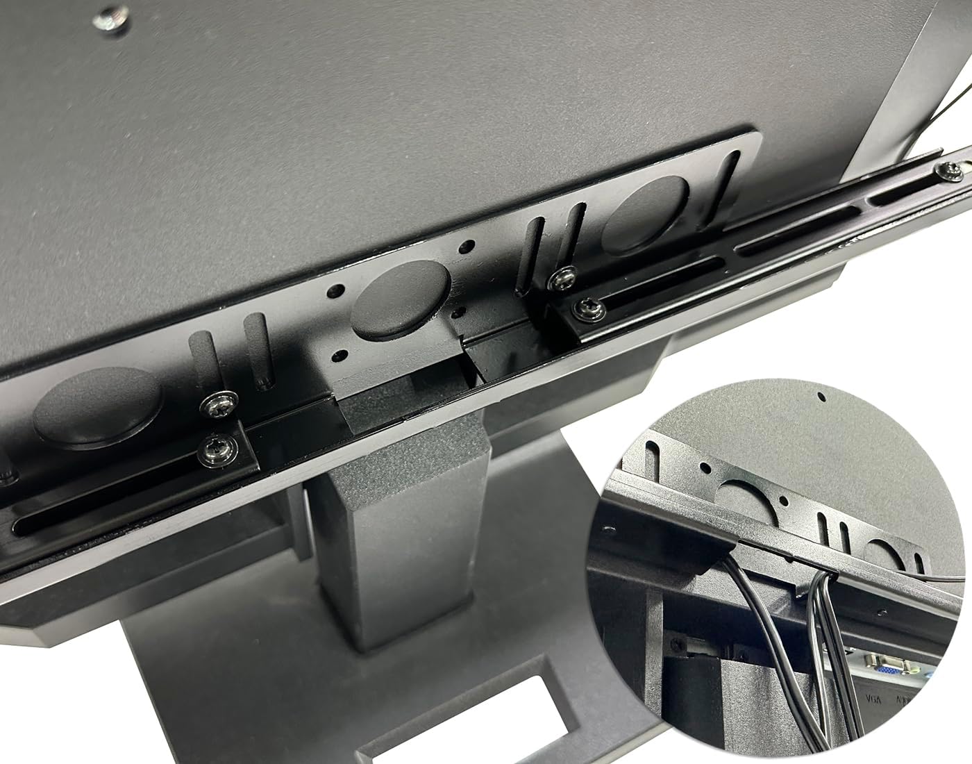 Nagao Seisakusho NB-SPKR-VESA Speaker Stand Compatible with Monitor Arm VESA Computer Monitor Speaker Installation