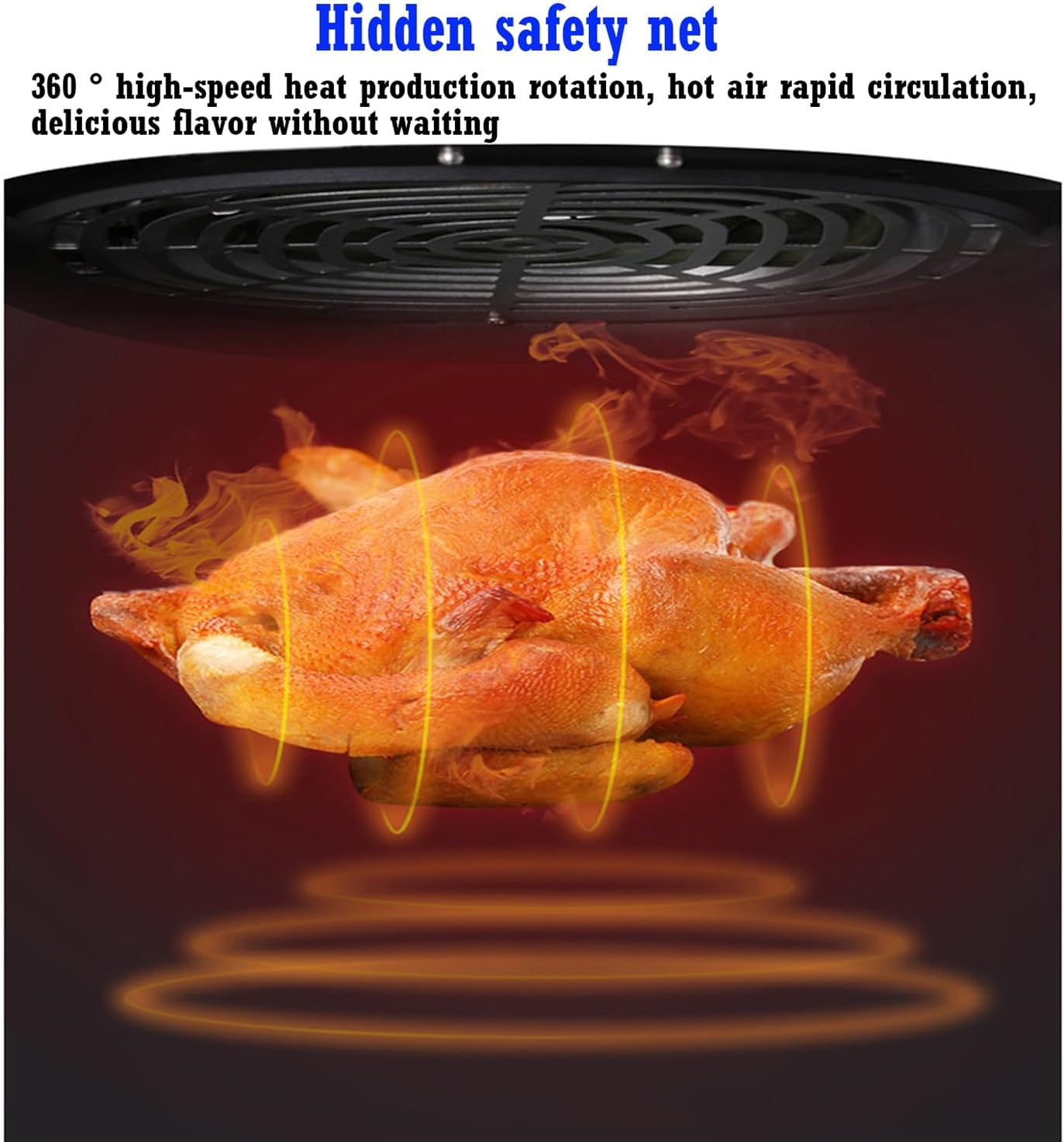 Air Fryer Toaster Oven Combo - 11-in-1 Digital Convection Oven with Grill, Bake, Roast, Reheat, Broil, Dehydrate, Easy Clean