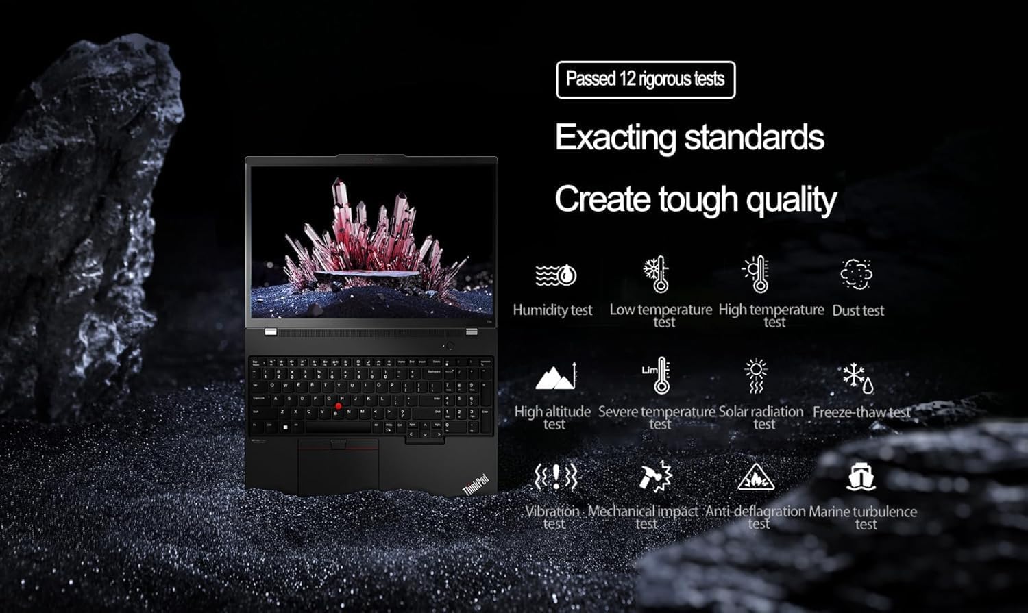 Lenovo ThinkPad T16 Gen 3 Business AI PC Laptop (16' FHD+ Touchscreen, Intel 12-Core Ultra 7 155U (> i7-1355U), 32GB DDR5, 1TB SSD), 2x Thunderbolt 4, Fingerprint, Backlit, 5MP Webcam, Win 11 Pro