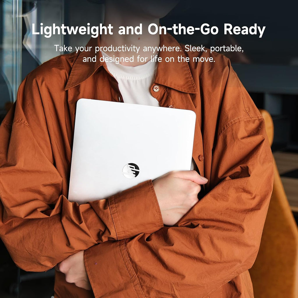 HP 14 Premium HD Portable Laptop Computer Students Business, Quad-Core Intel Celeron Processor, 16GB RAM, 320GB Storage(64GB eMMC+256GB Ghost Manta SD Card), 1 Year Office 365, HDMI, Win 11