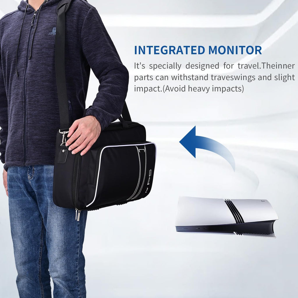G-STORY 14' Inch IPS 4k 60Hz Portable Monitor Gaming Display Integrated with PS5 pro(not Included) 3840×2160 with 2 HDMI Ports,FreeSync,Built-in 2 of Multimedia Stereo Speaker