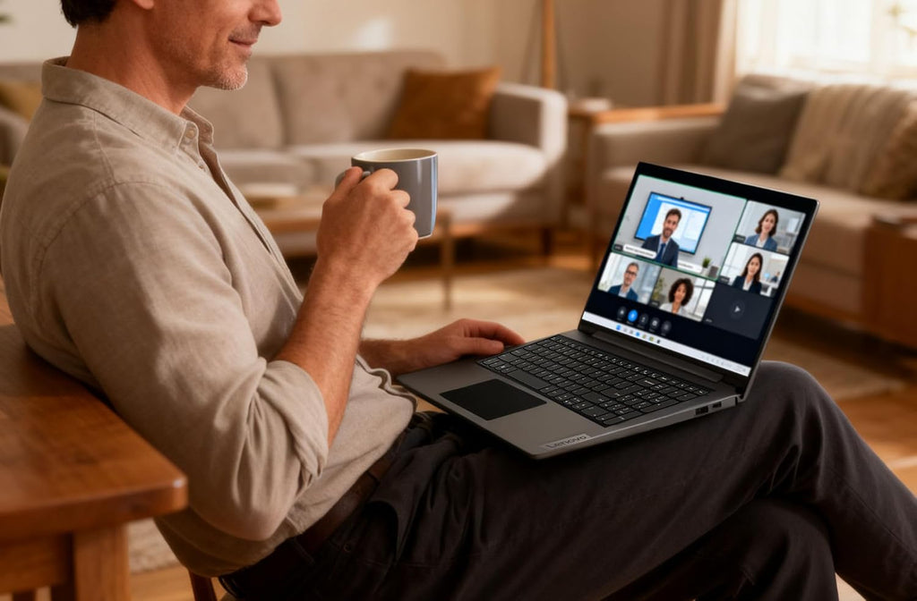 Lenovo Newly Designed 15.6' Business Laptop(2025/2026 Edition) | Intel 4-core Processor | 15.6' FHD (1920 x 1080) | 16GB DDR4 | 1TB PCIe SSD | Low-Blue Light | Military Durable | Windows 11 Pro