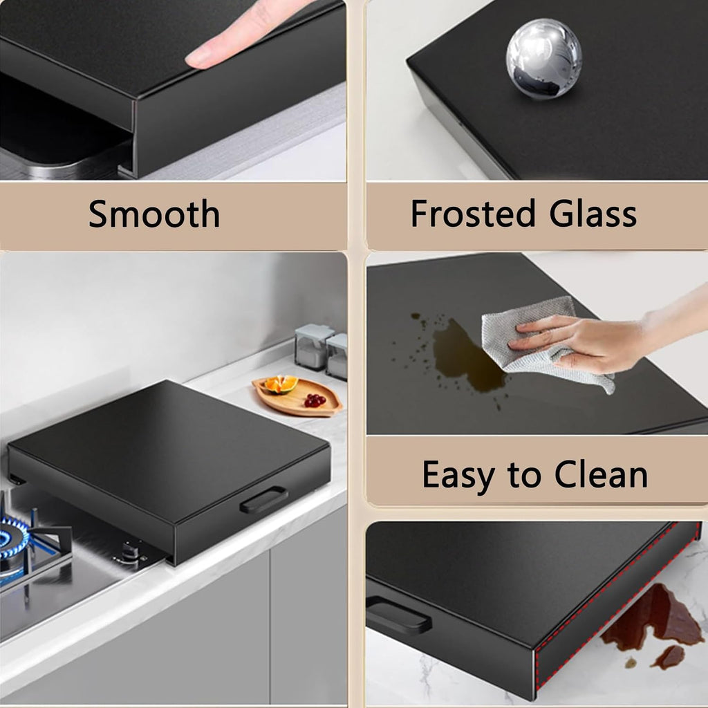 Gas Stove Cover Board 30 Inch Burner Covers For Electric Stove Fully enclosed For Counter Space, Sink, Rv And Electric(40x48x9 cm)