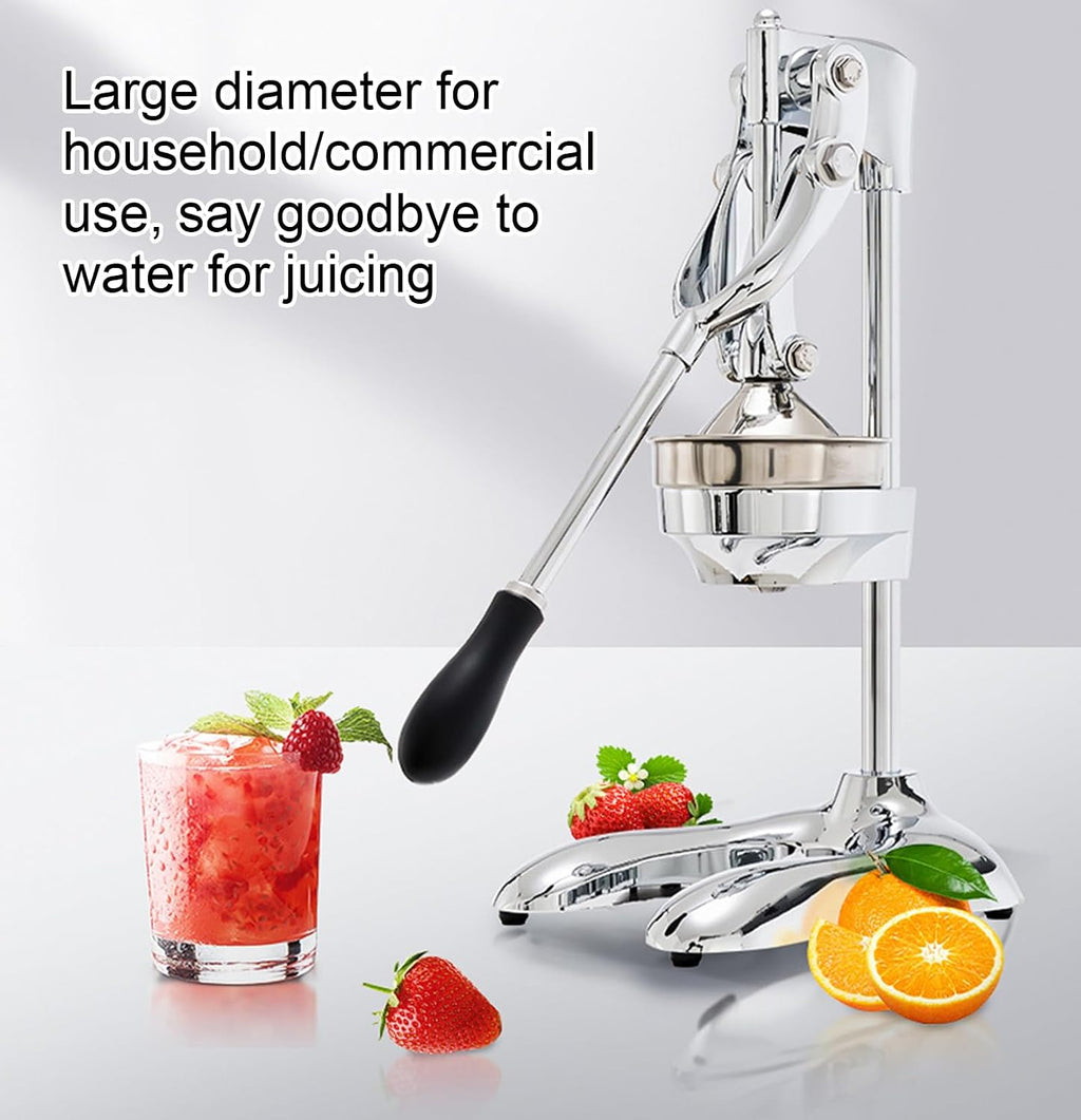 Orange Juicer Squeezer, Cast Iron Lemon Squeezer, Commercial Citrus Juicer Hand Press for Orange, Lemon, Pomegranate, Grapefruit, Easy to Clean Citrus Squeezer,B