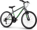 Huffy Stone Mountain Bike for Men and Women, 20'/24'/26', 6-Speed (20') or 21-Speed, Front or Dual Suspension (Varies), Multiple Colors, Adjustable Saddle, Shimano Equipped, All-Terrain Tires