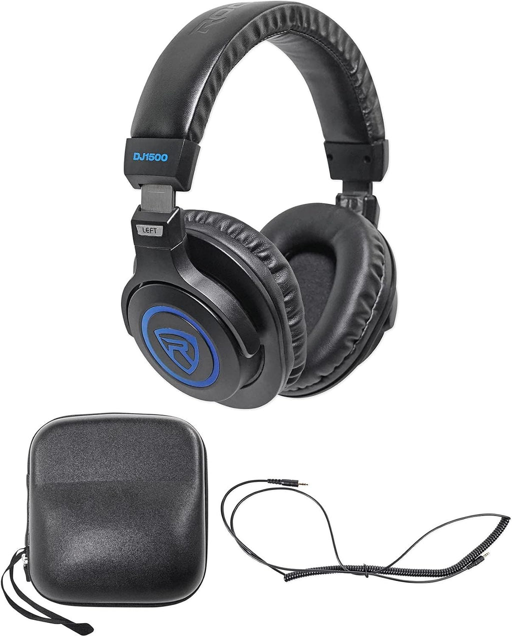 Audiosavings Bundle:(1) Gemini CDM-4000BT Dual DJ CD/USB Media Player with Bluetooth + Mixer Bundle with (1) Rockville DJ1500 DJ Headphones w/Detachable Coil Cable, Case+Extra Ear Pad (Items 2)